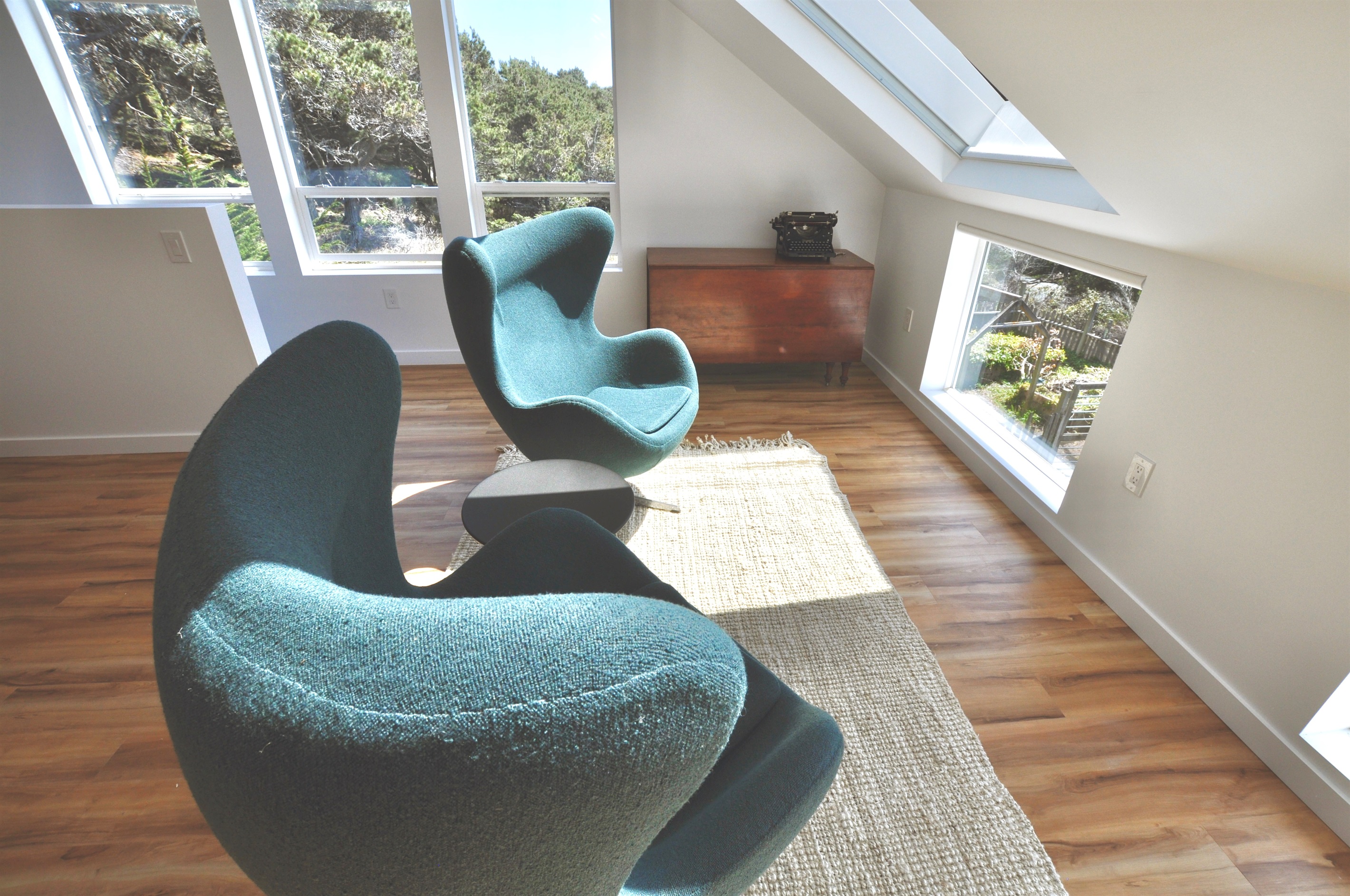 Beautiful sunsets and whale watching from the sitting area.