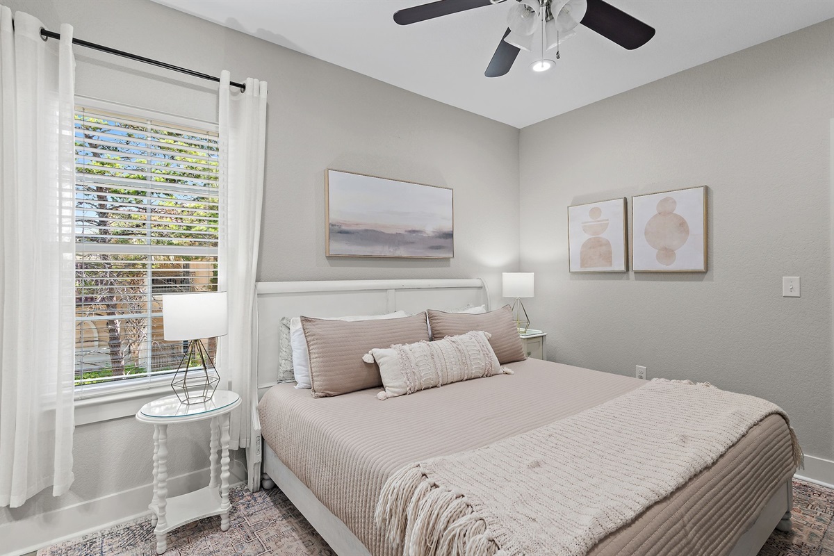 Bedroom #2: King Suite (Second Floor)