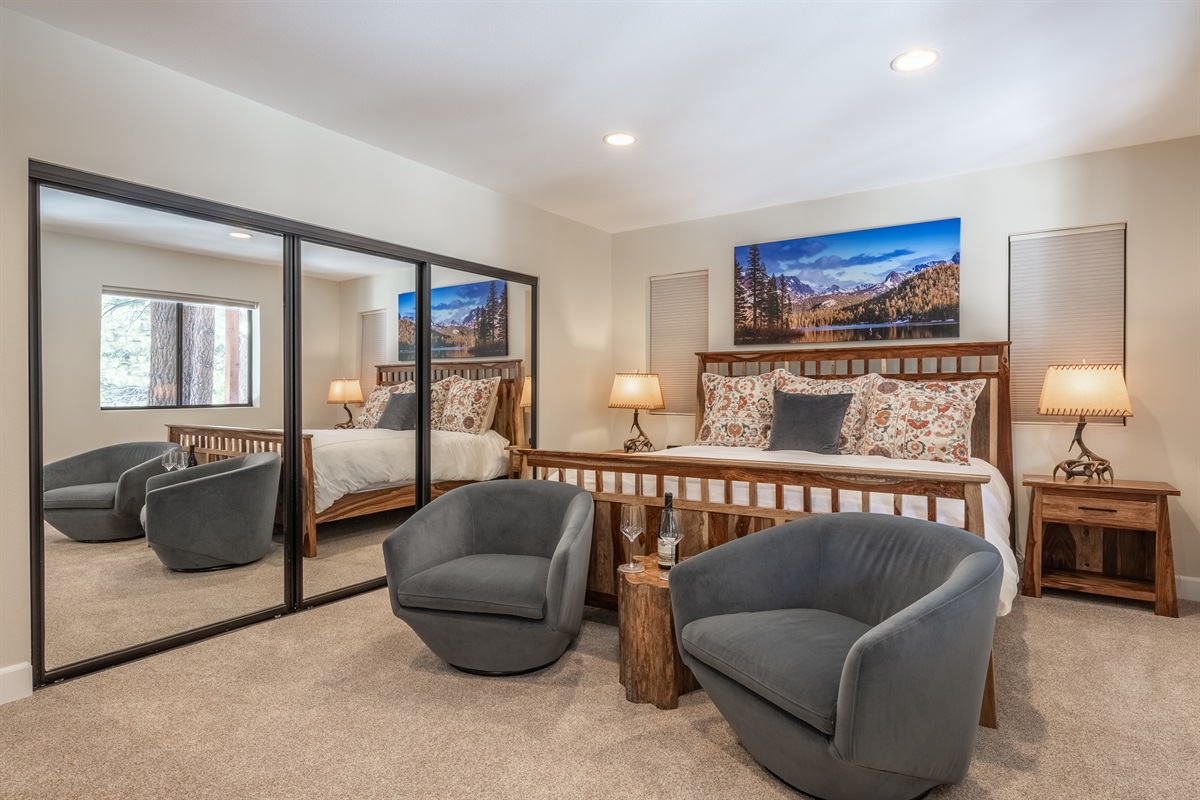 Ready to relax in the Master Bedroom