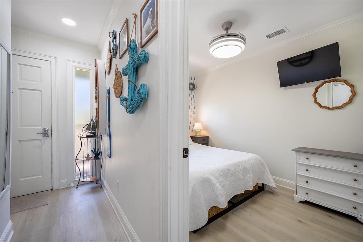 main hallway | Susu's Sea Cabin | 238C 1300 Ocean Blvd | Isle of Palms, SC | IOP Escapes