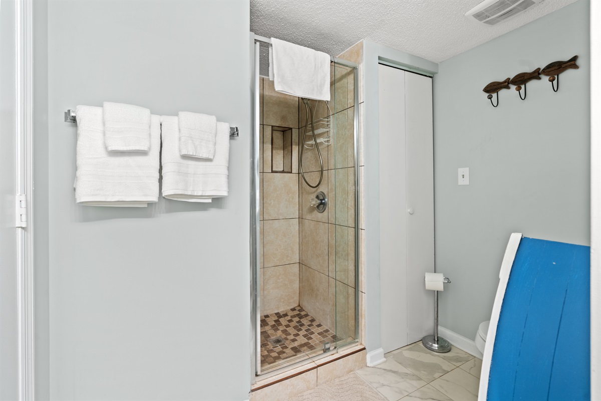 2nd Bathroom with stand alone shower