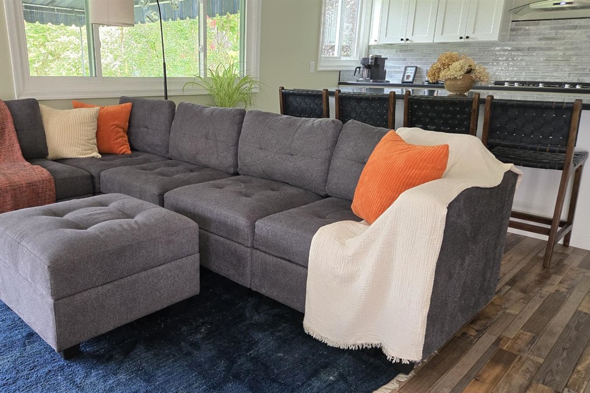 ChatGPT said: The sofa in the living room easily converts into a full-size bed
