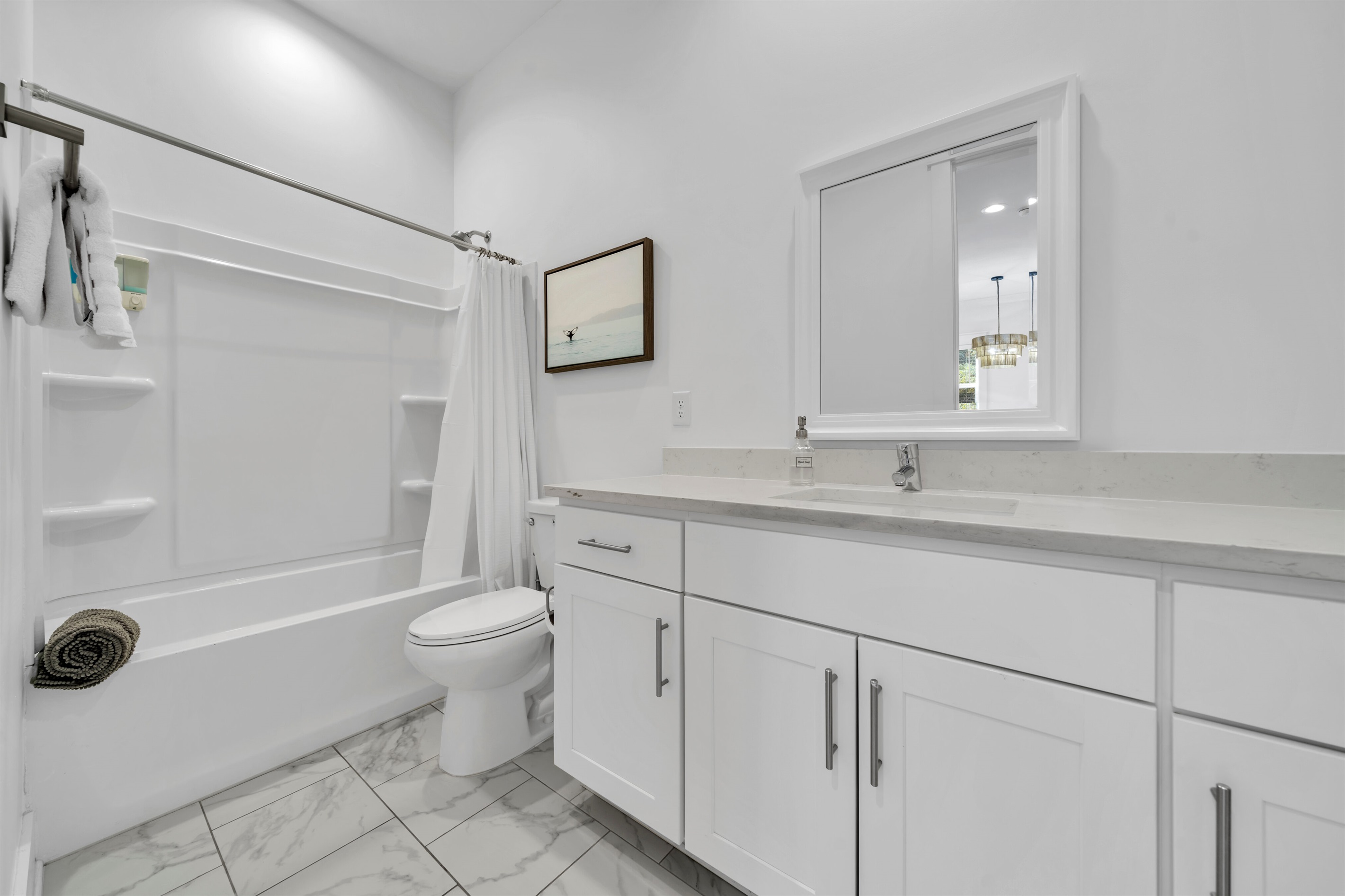 Full bath on first floor