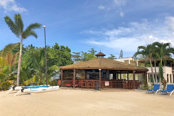 Private Beach Bar and Sailboat