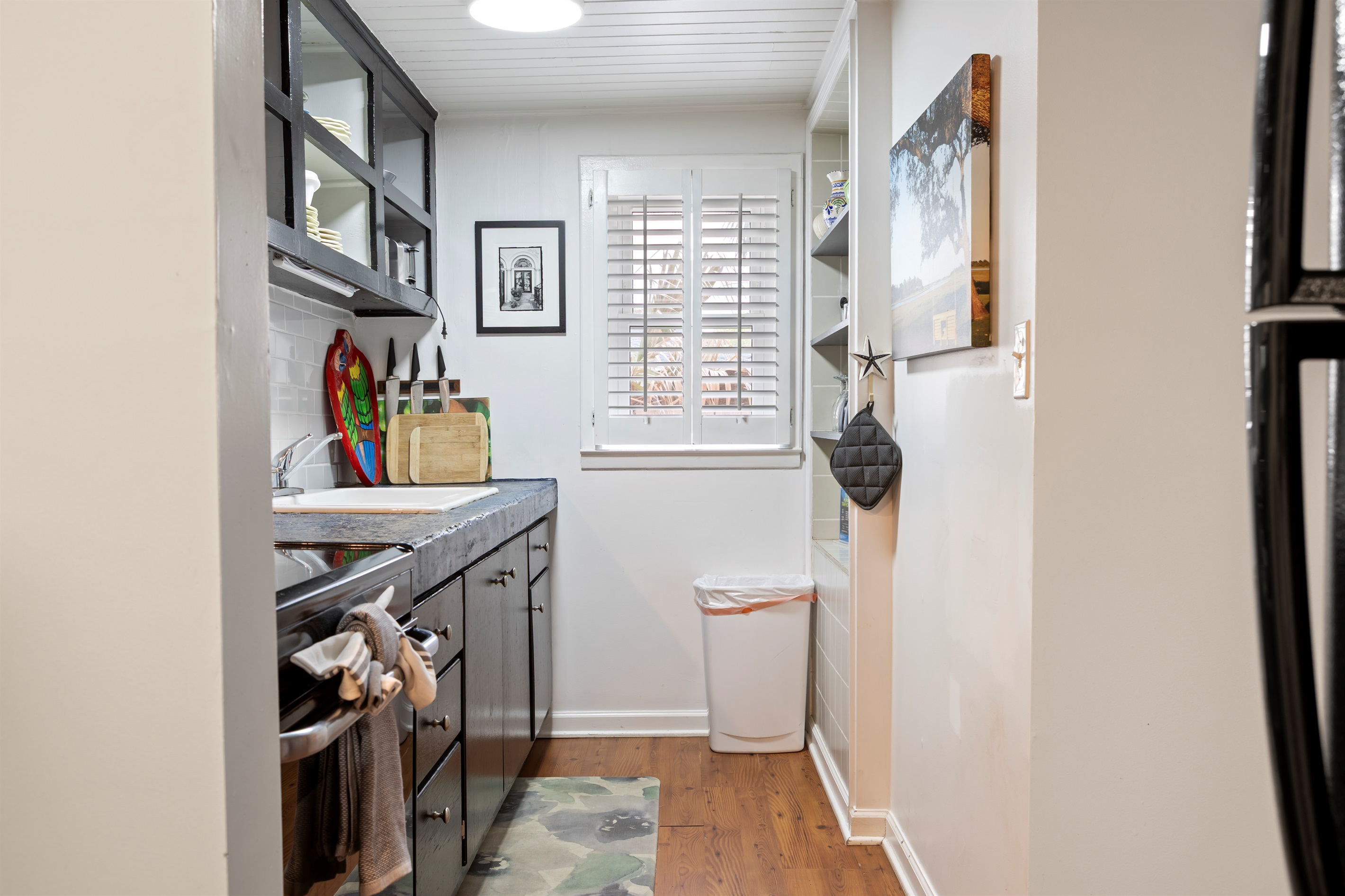 Well-stocked kitchen