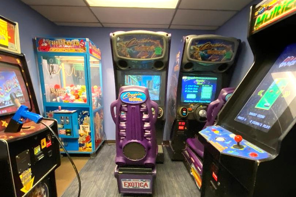 Arcade room located in the All Seasons Center