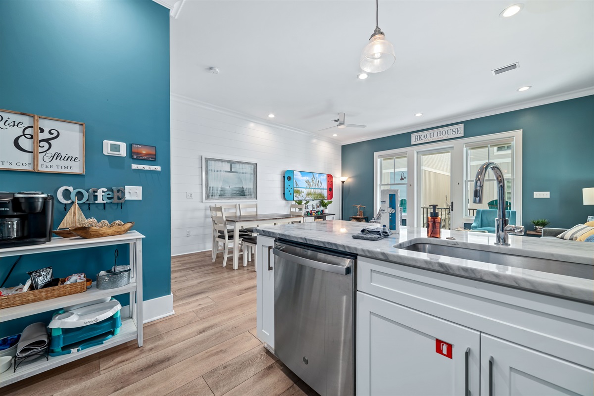 Dishwasher & Coffee Bar