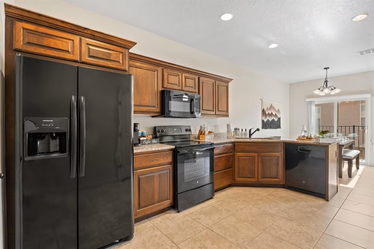 Spacious modern kitchen