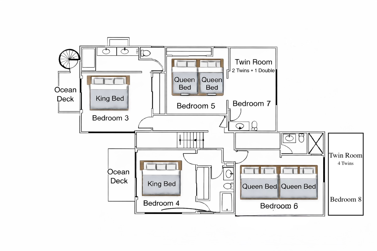 Layout of 3rd floor