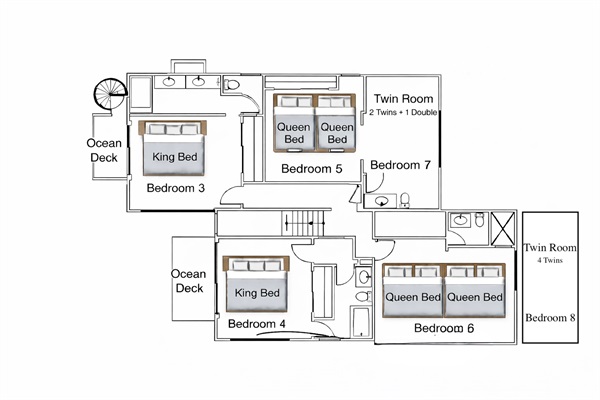 Layout of 3rd floor