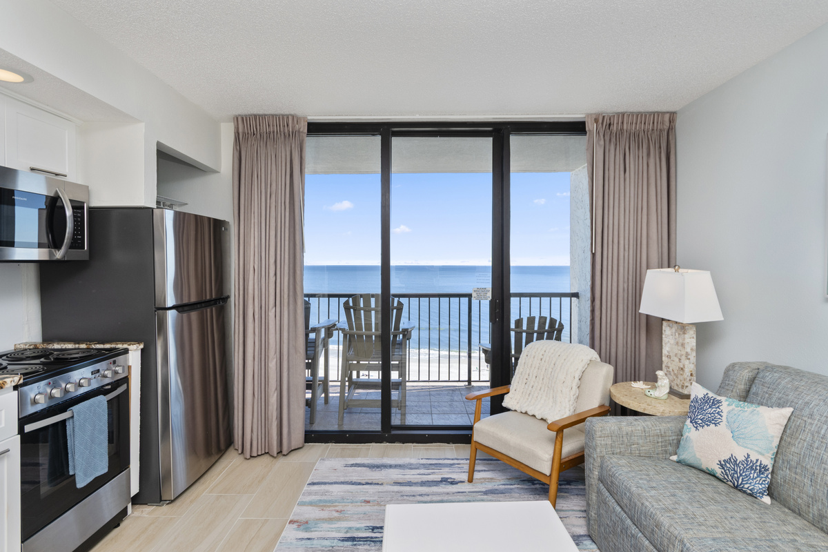 Take in smells, sights, and sounds of the atlantic ocean from your private balcony!