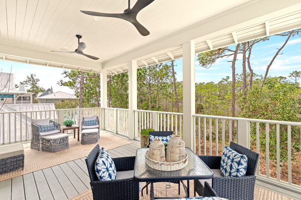 Spacious Porch off Primary King Suite with Preserve Views