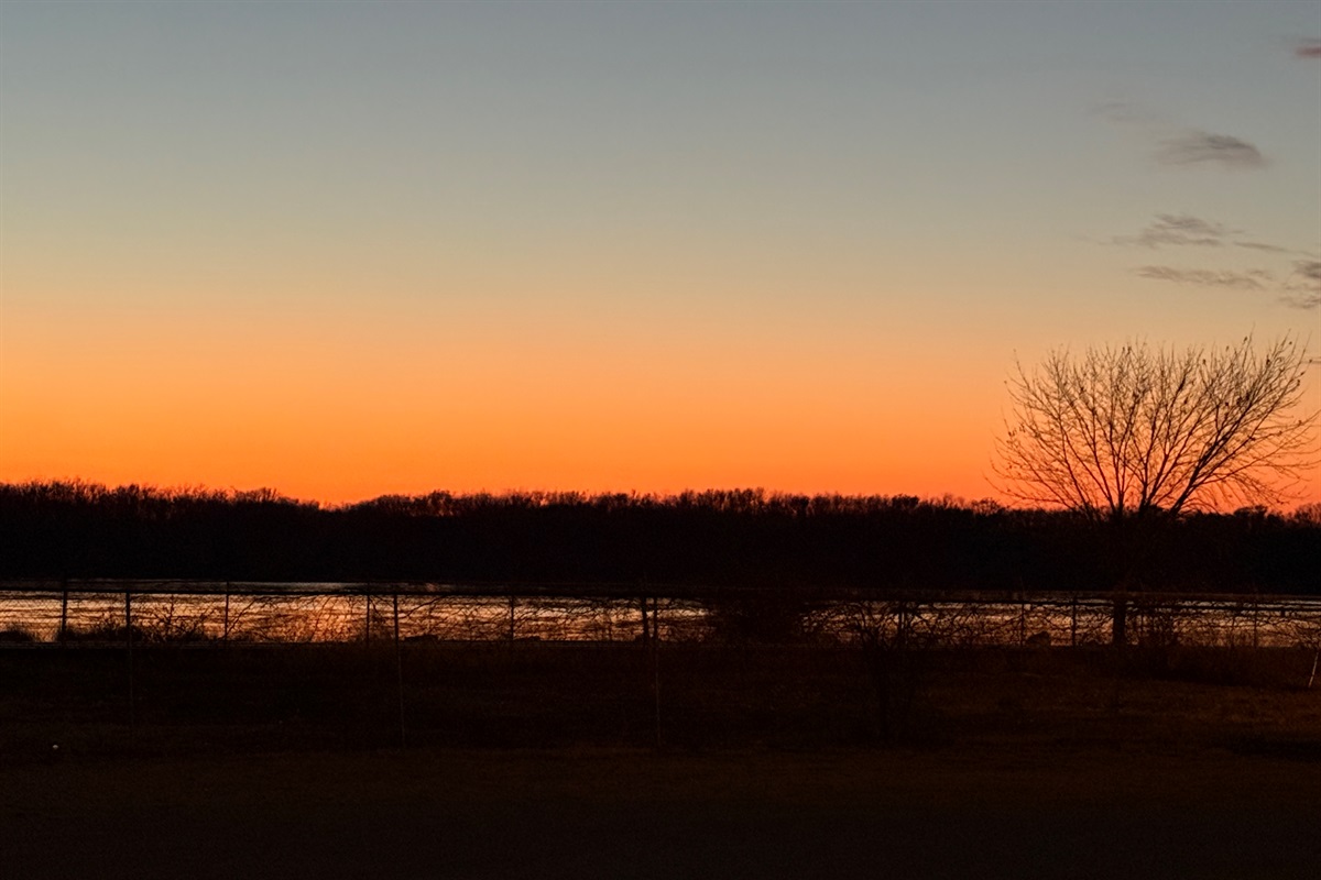 Enjoy sunsets on the Mississippi