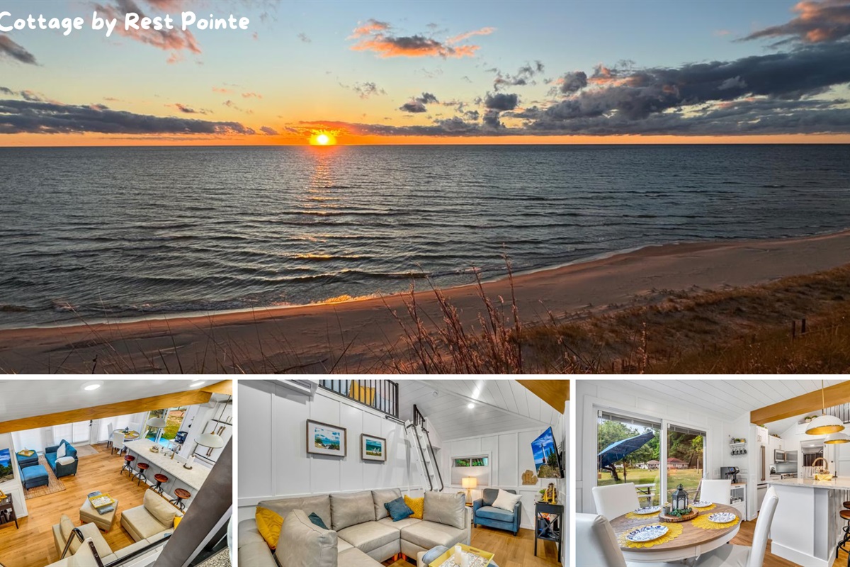 Wake up to lakefront views in cozy luxury