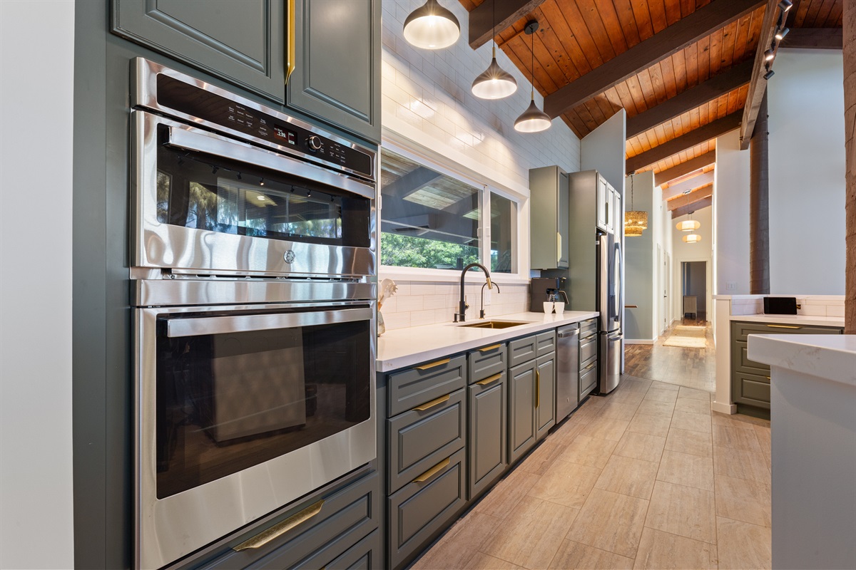 modern kitchen with new appliances