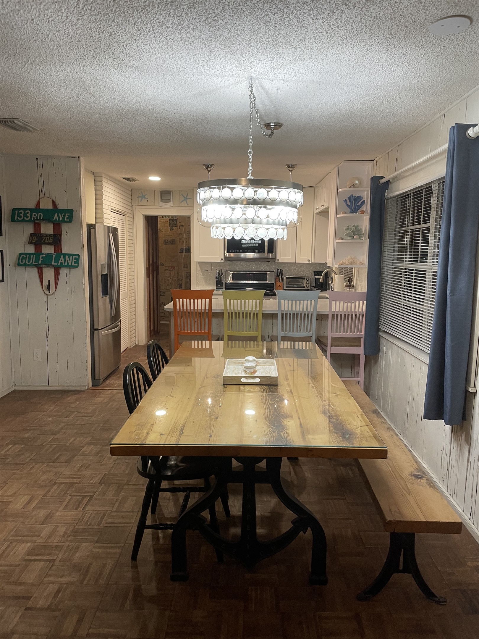 Dining Table that is 100 year old reclaimed barn wood.