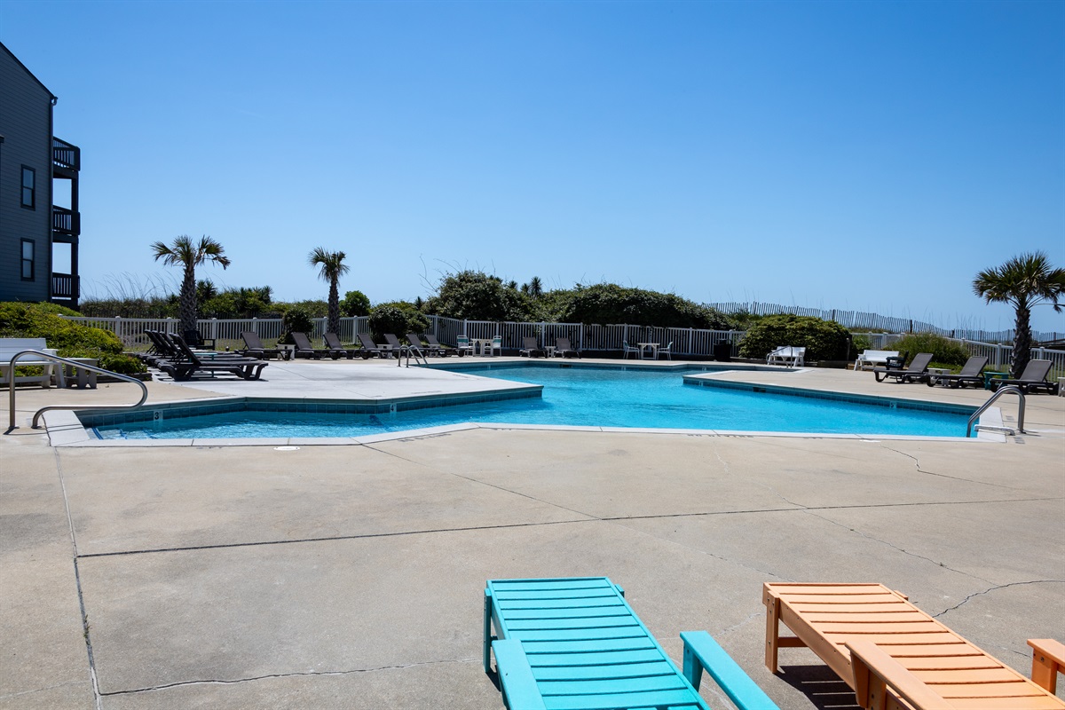 Pool open seasonally for all guests