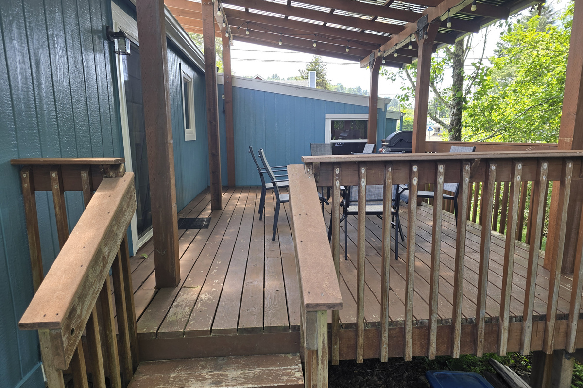 Covered Back Deck