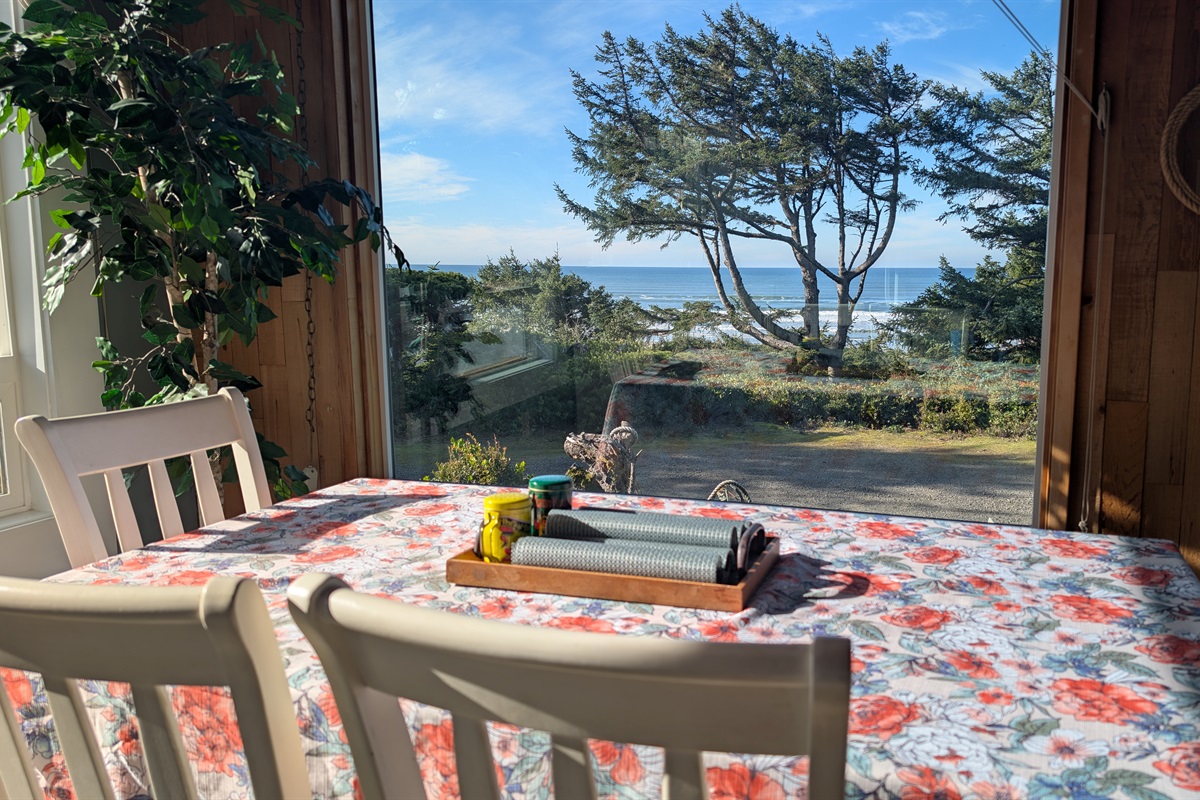 dining table with view