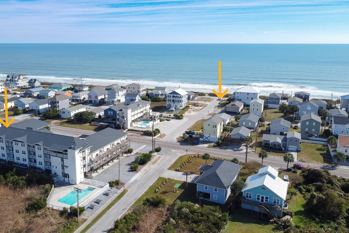 Our location and beach access