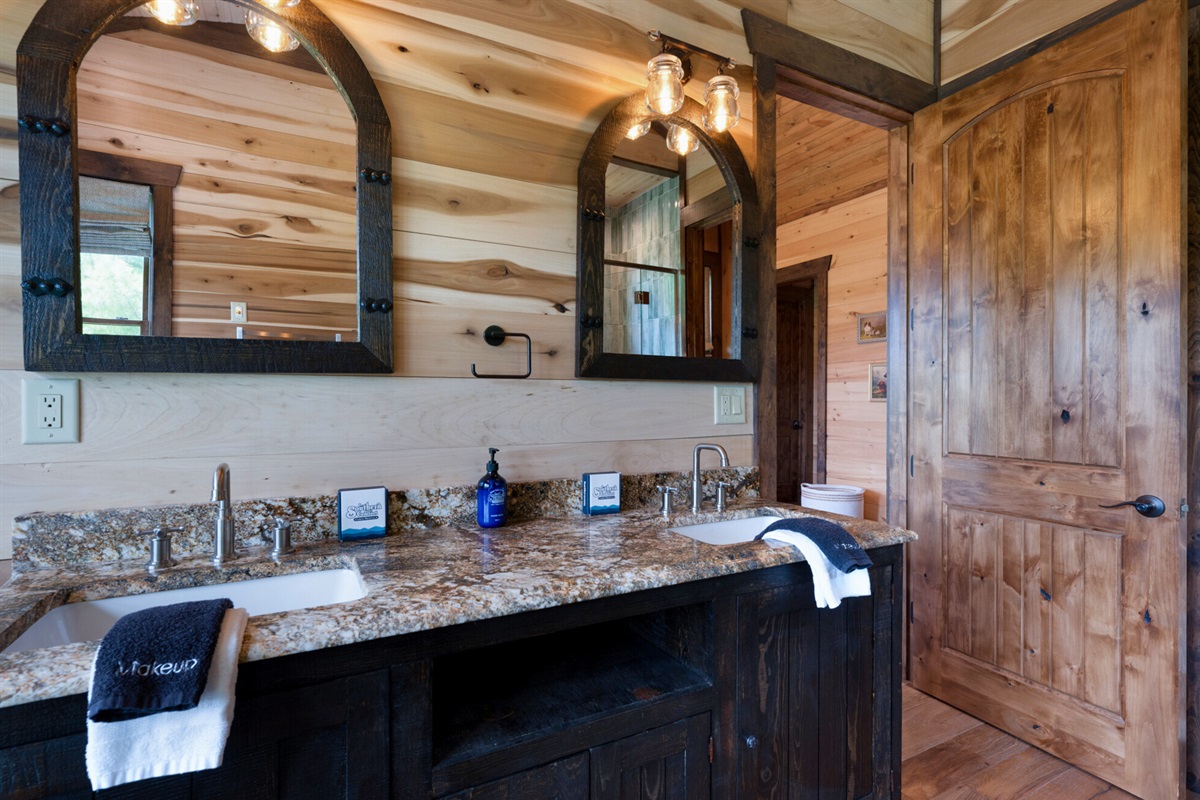 Stylish and practical, this bathroom offers everything you need with elegant finishes.