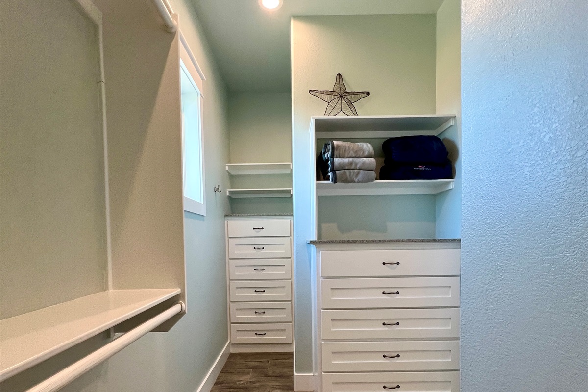 Enjoy bright, spotless bathrooms stocked with essentials — from fluffy towels to hairdryers — so you can travel light.