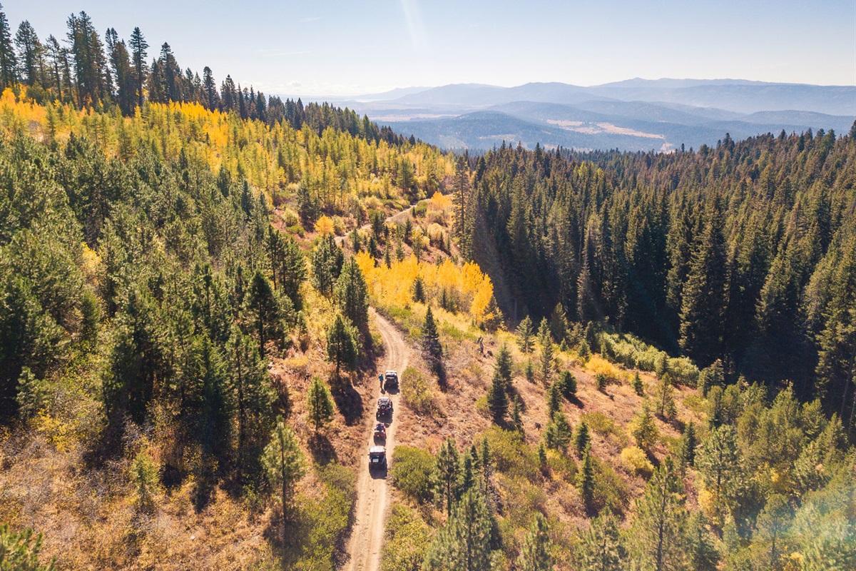 ATV trails through the Payette National Forest — minutes from your McCall vacation rental