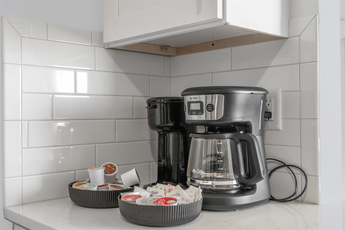 BUT FIRST, COFFEE! (POD AND DRIP!)