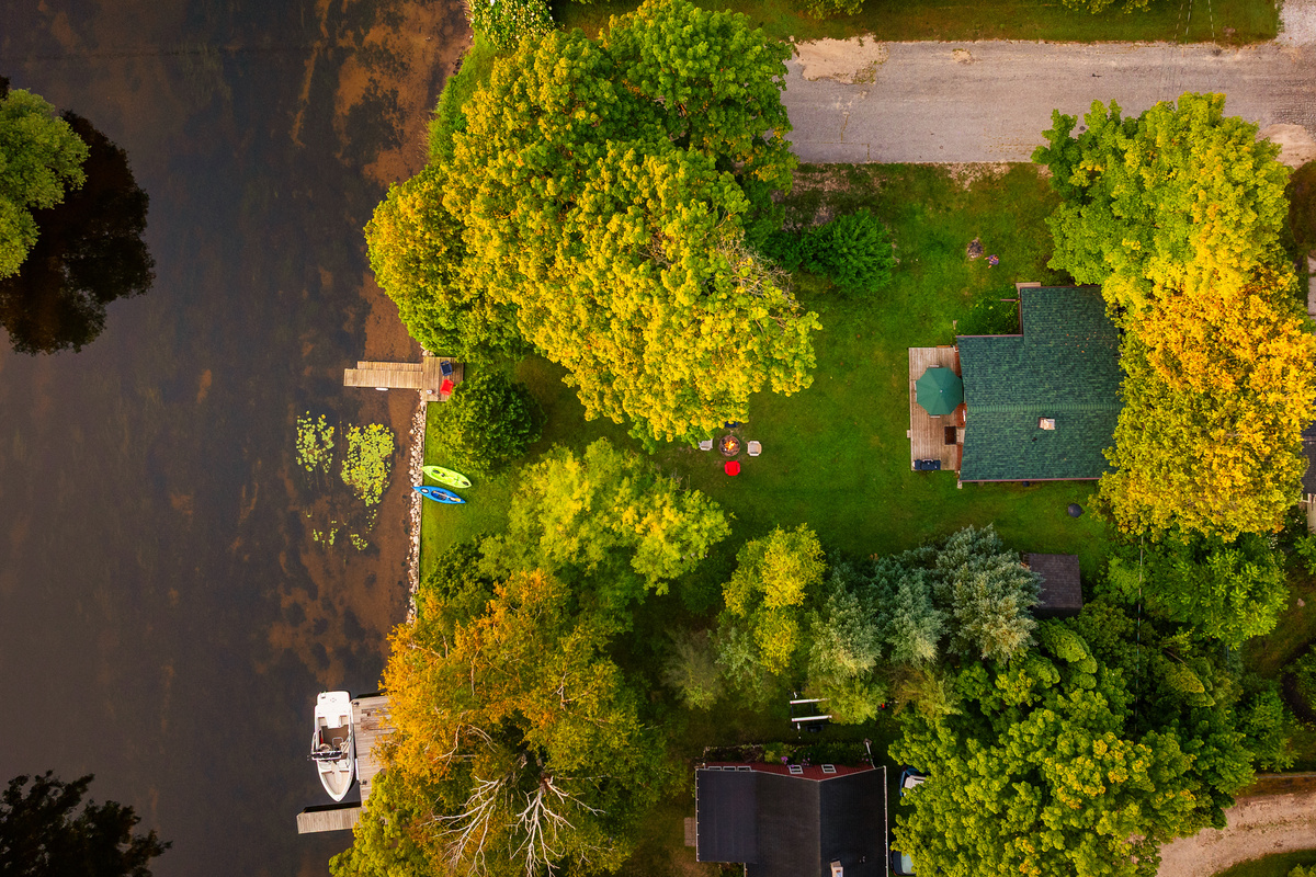 Ariel view of The Rustic Shamrock...