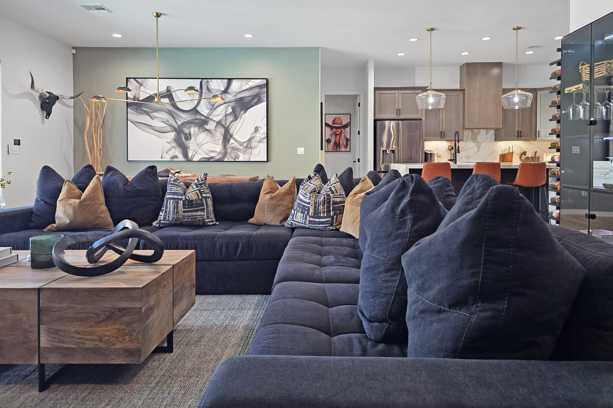 Open living concept. 