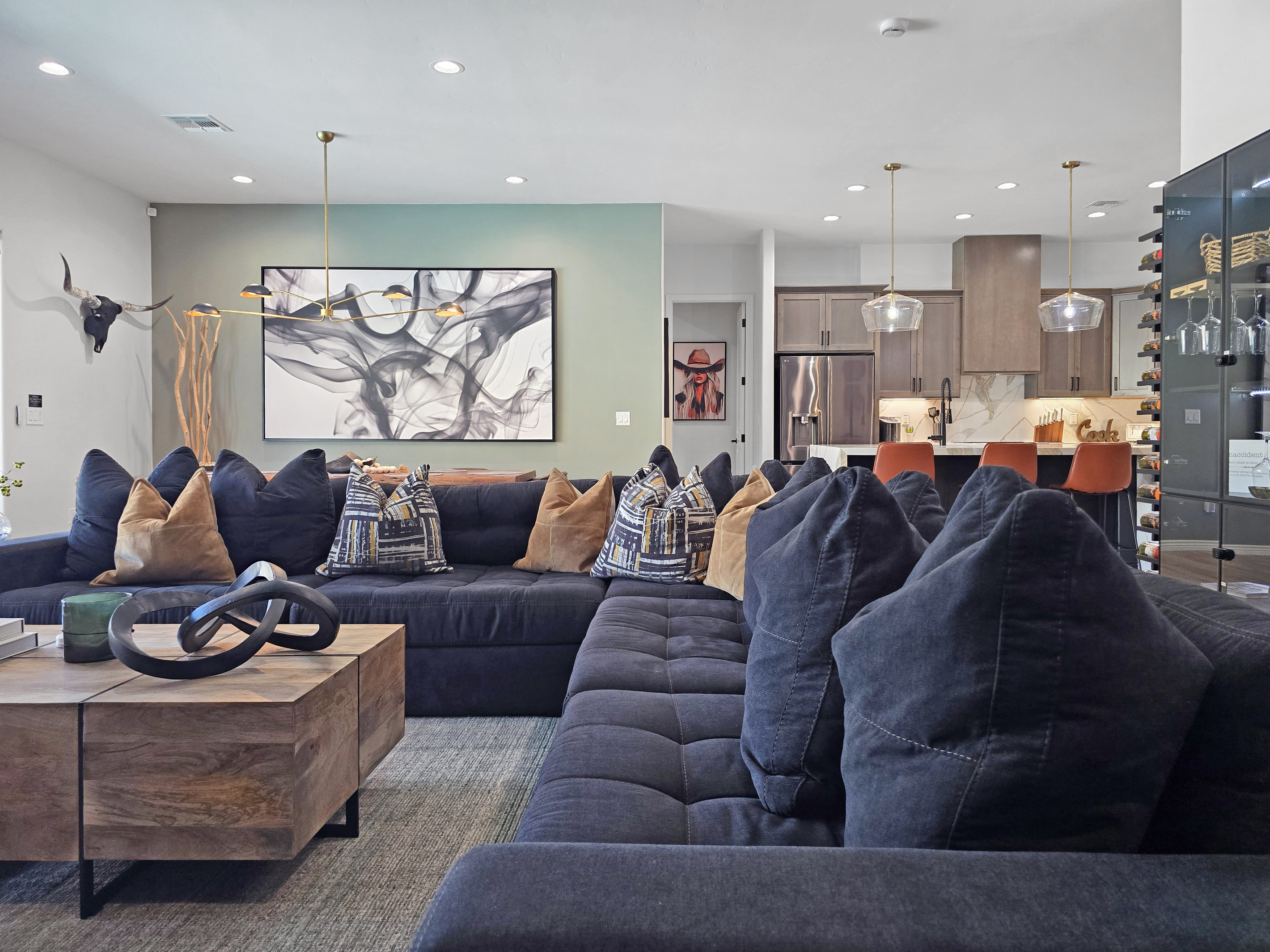 Open living concept. 