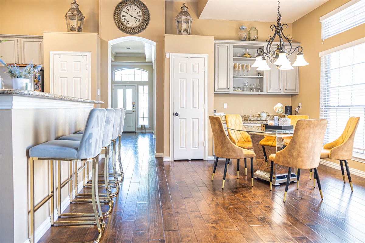 Double Pantry for Ample Storage Space and Spice Cabinet with TONS of Flavor Spices!