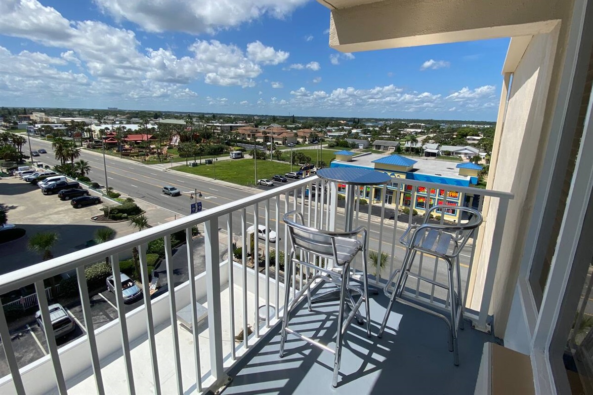 View of the river and mini-golf