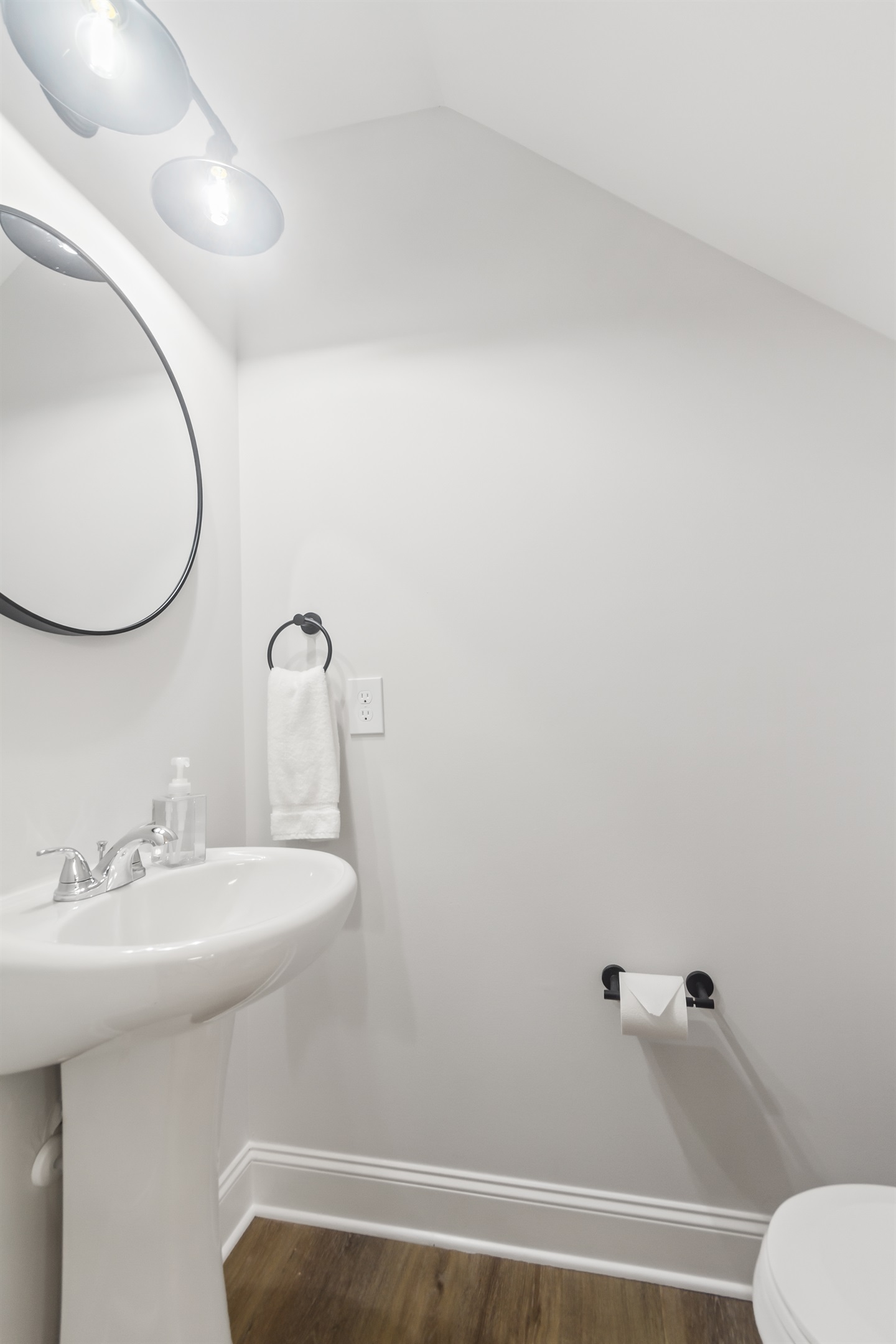 Half bathroom off the living area
