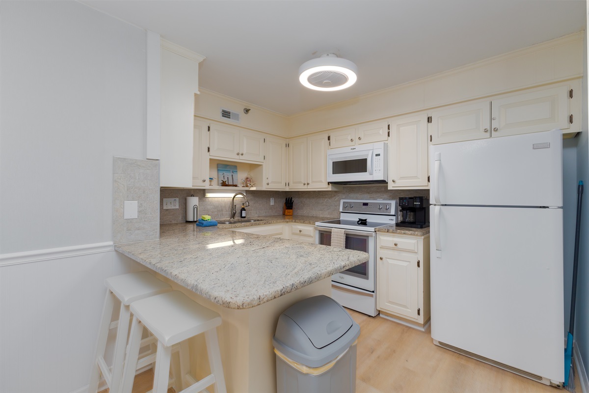 Fully equipped kitchen!