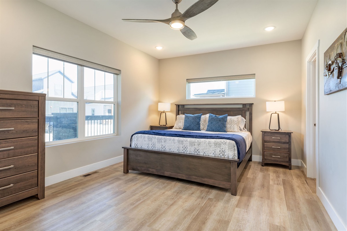 Main Level King bed #1