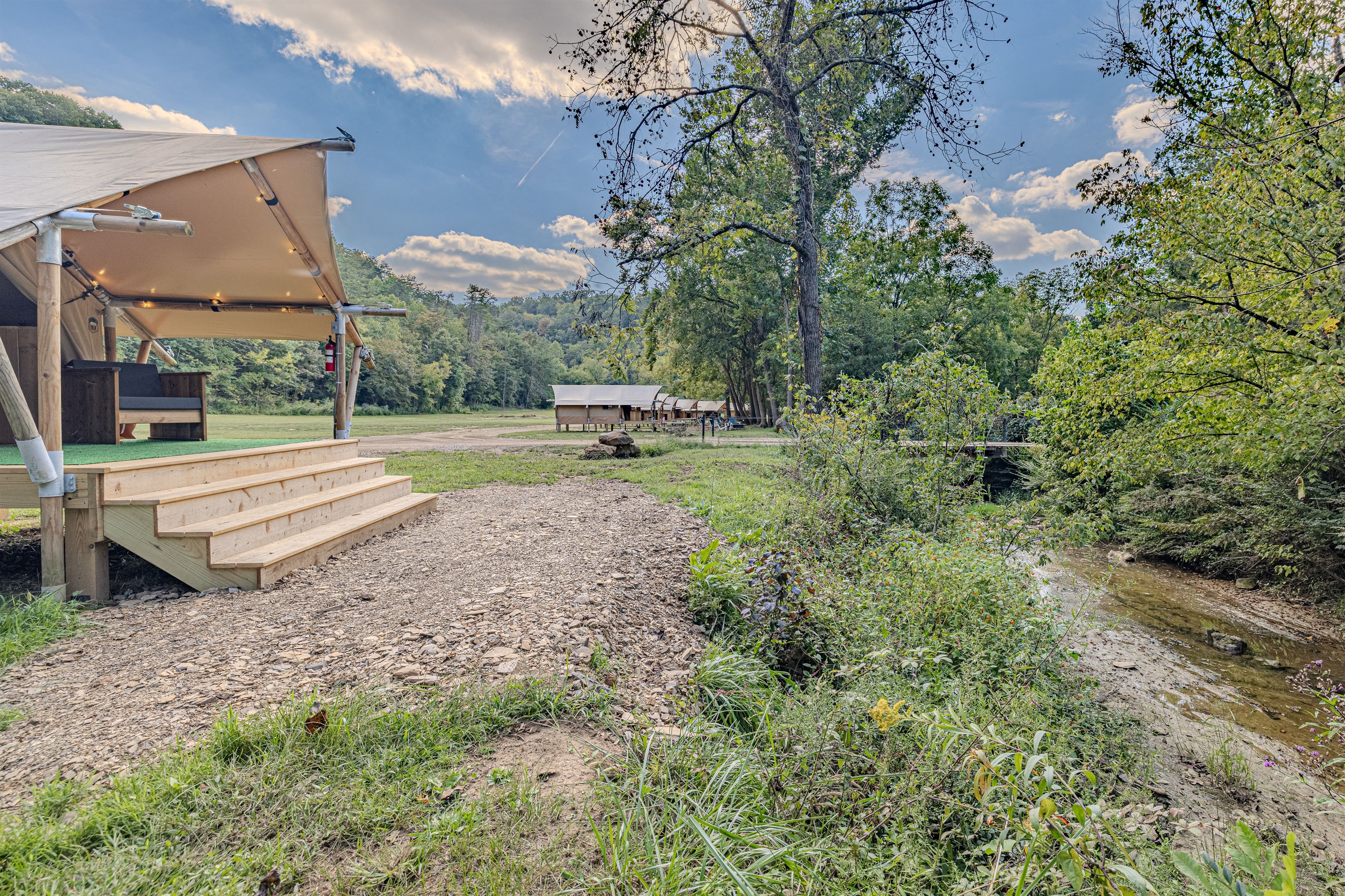 Capricorn's creekside location is perfect for nature watching.