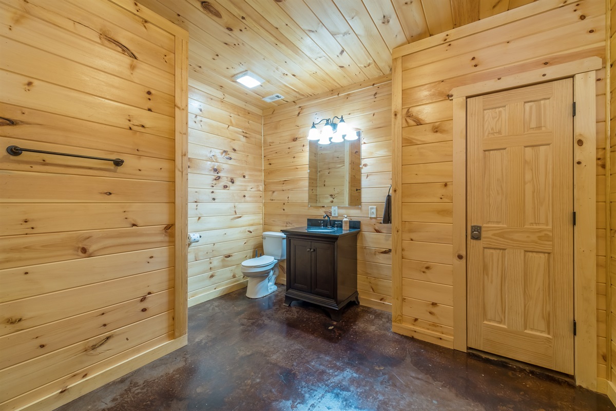 Basement Half Bath