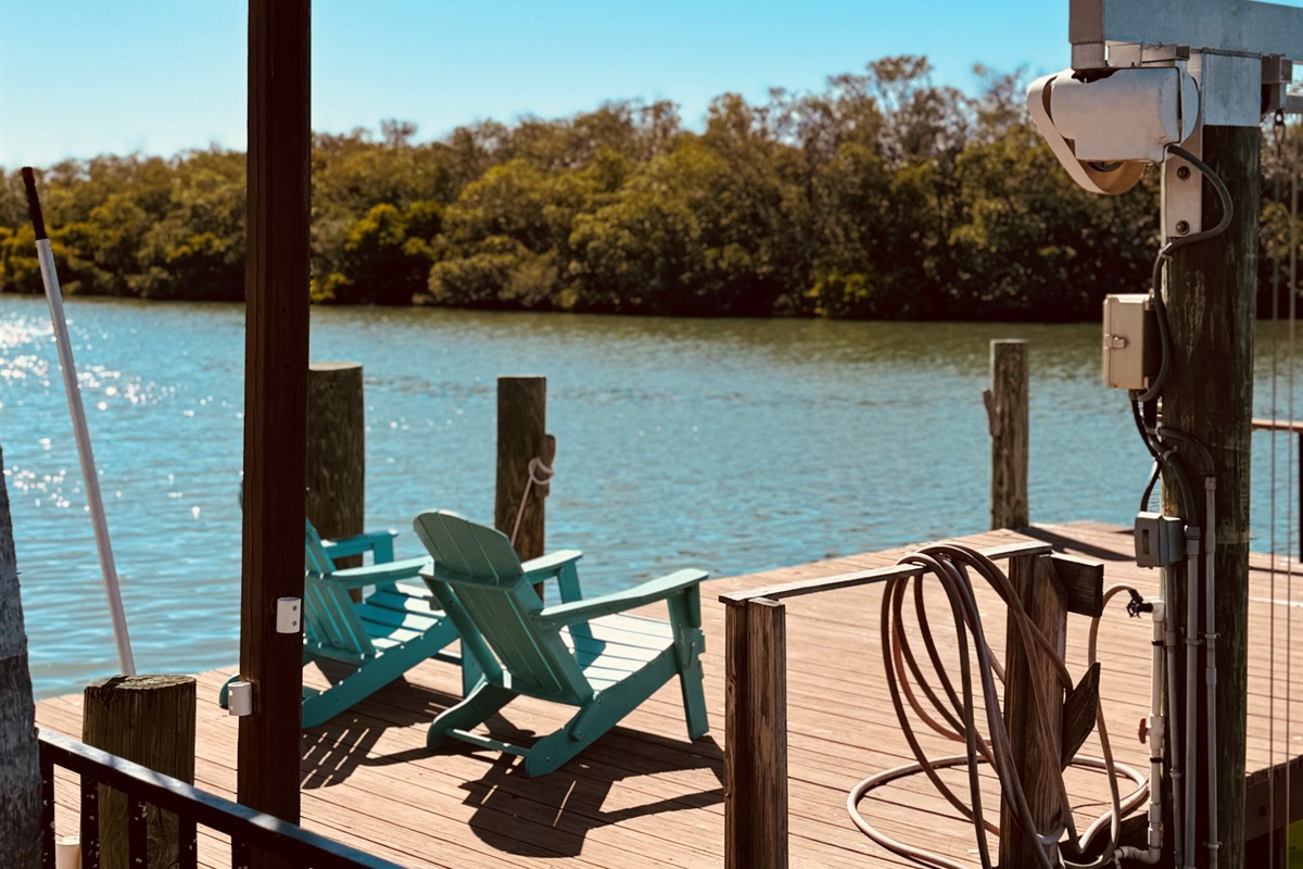 Fish and kayak right off your private dock