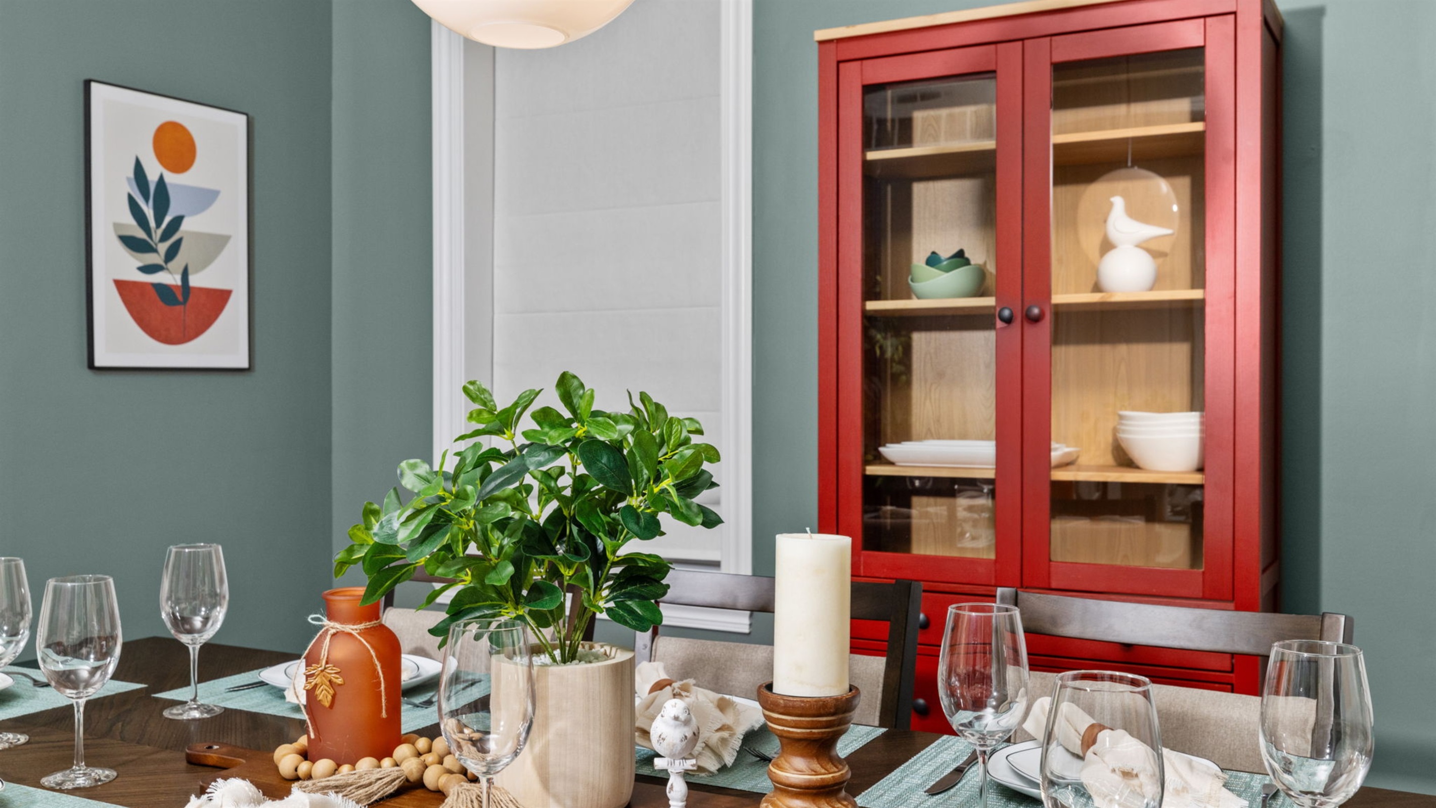 Place mats and napkins available in the cupboard in case you want something a little more upscale.