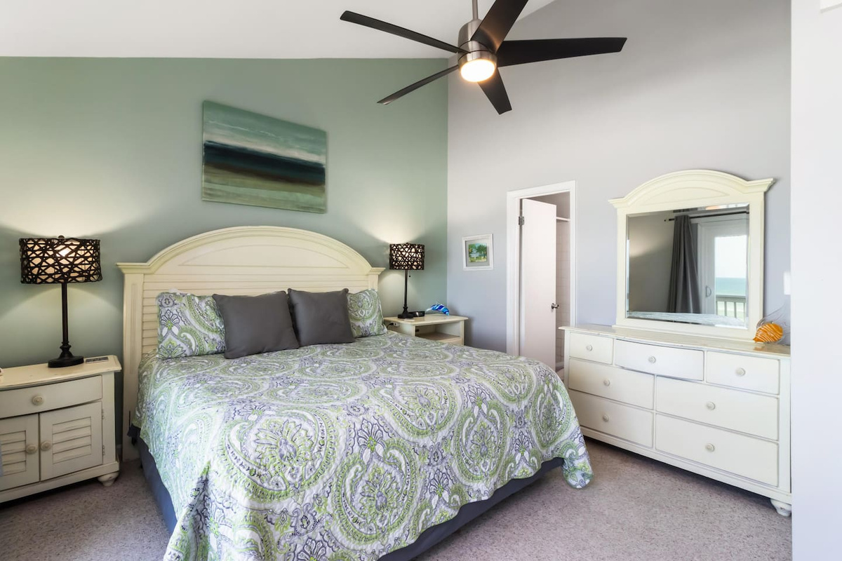 Sleep hard in the spacious king master suite &mdash; this room is built for the kind of rest that actually sticks.