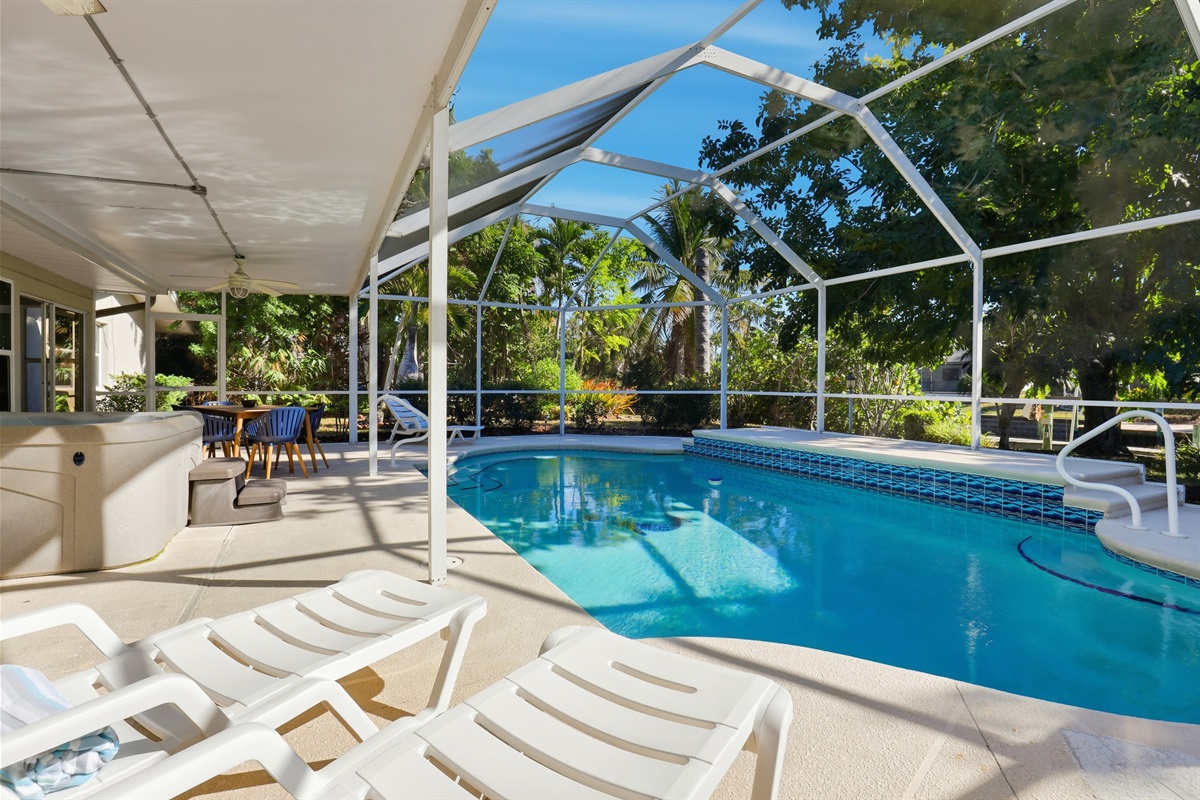 Pool days overlooking the canal.