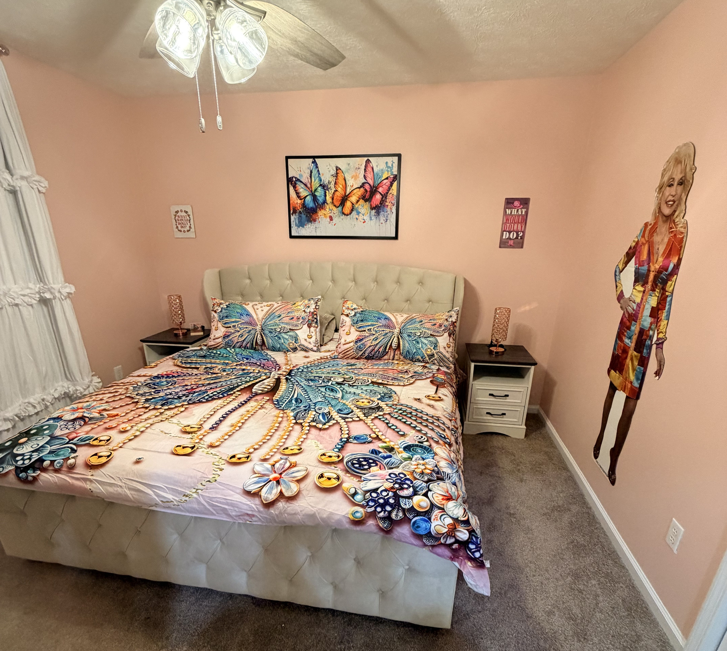 One of two king bed rooms