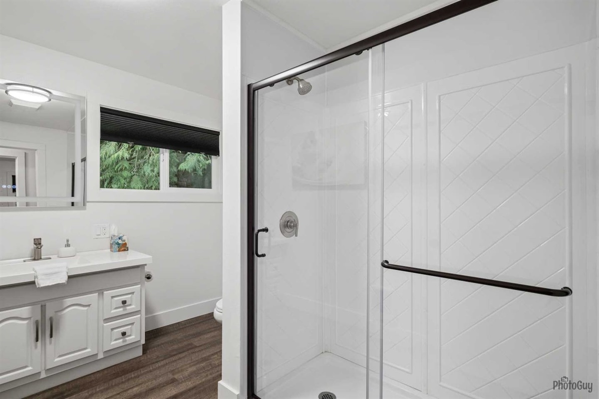 Hallway bathroom
