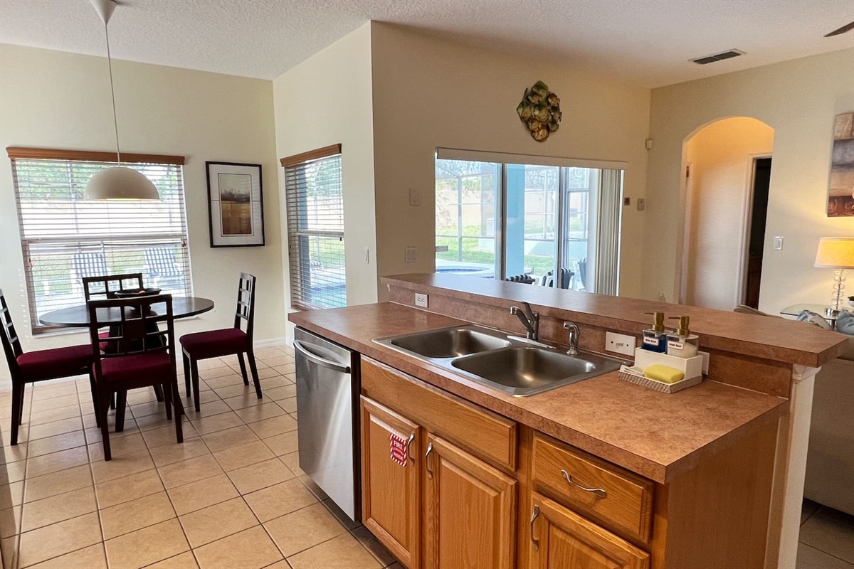 Dining Area 2 and Kitchen with recently updated appliances