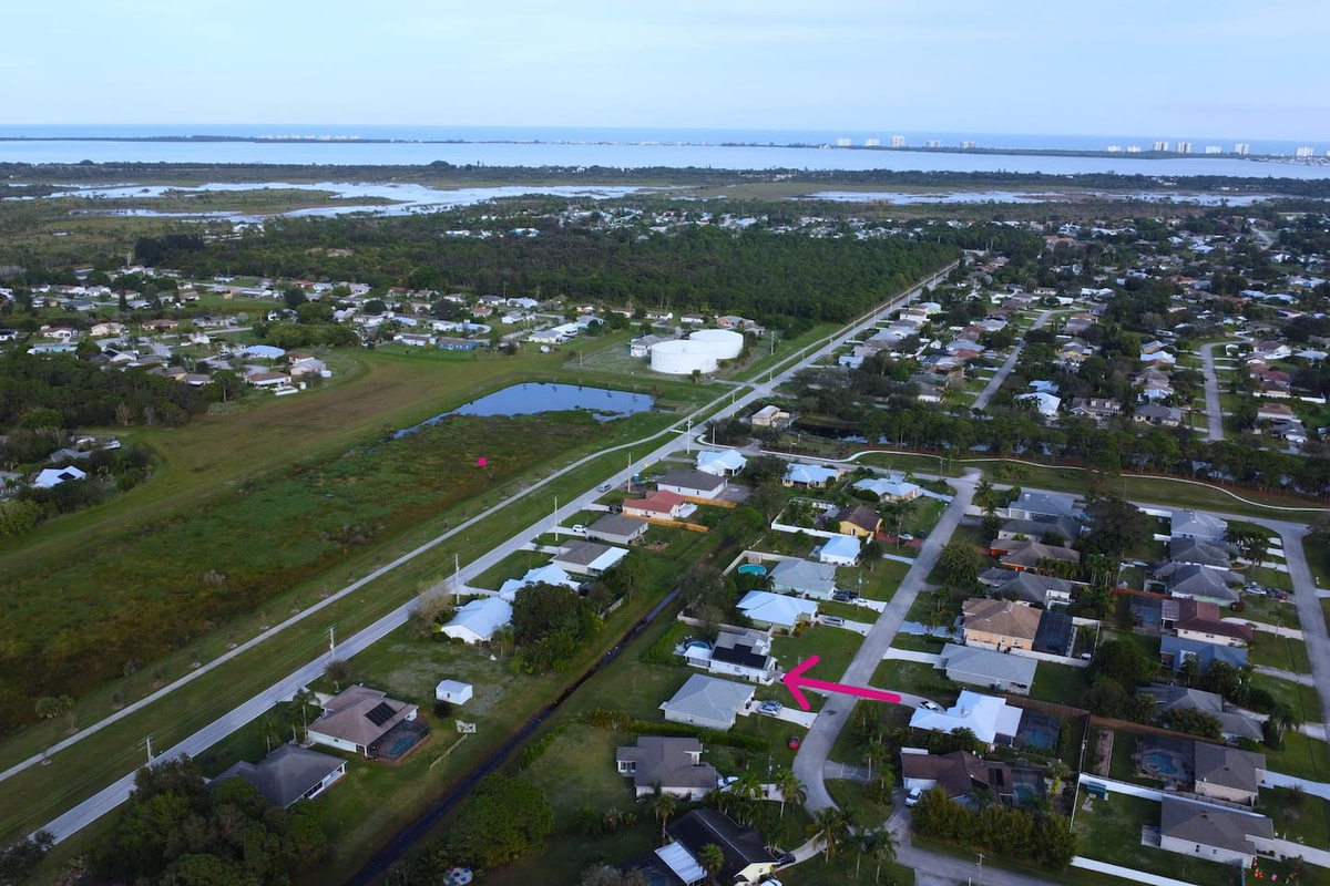 View of house , a close drive to Hutchison Island and ocean