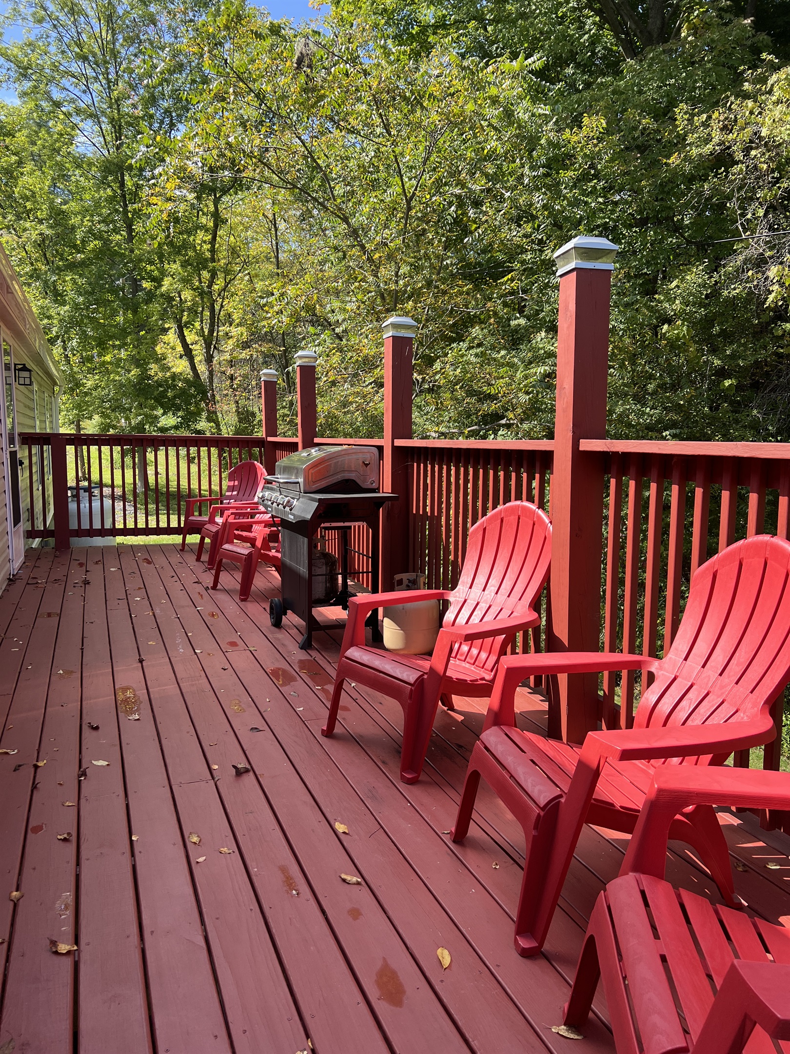 At Home Base II back deck