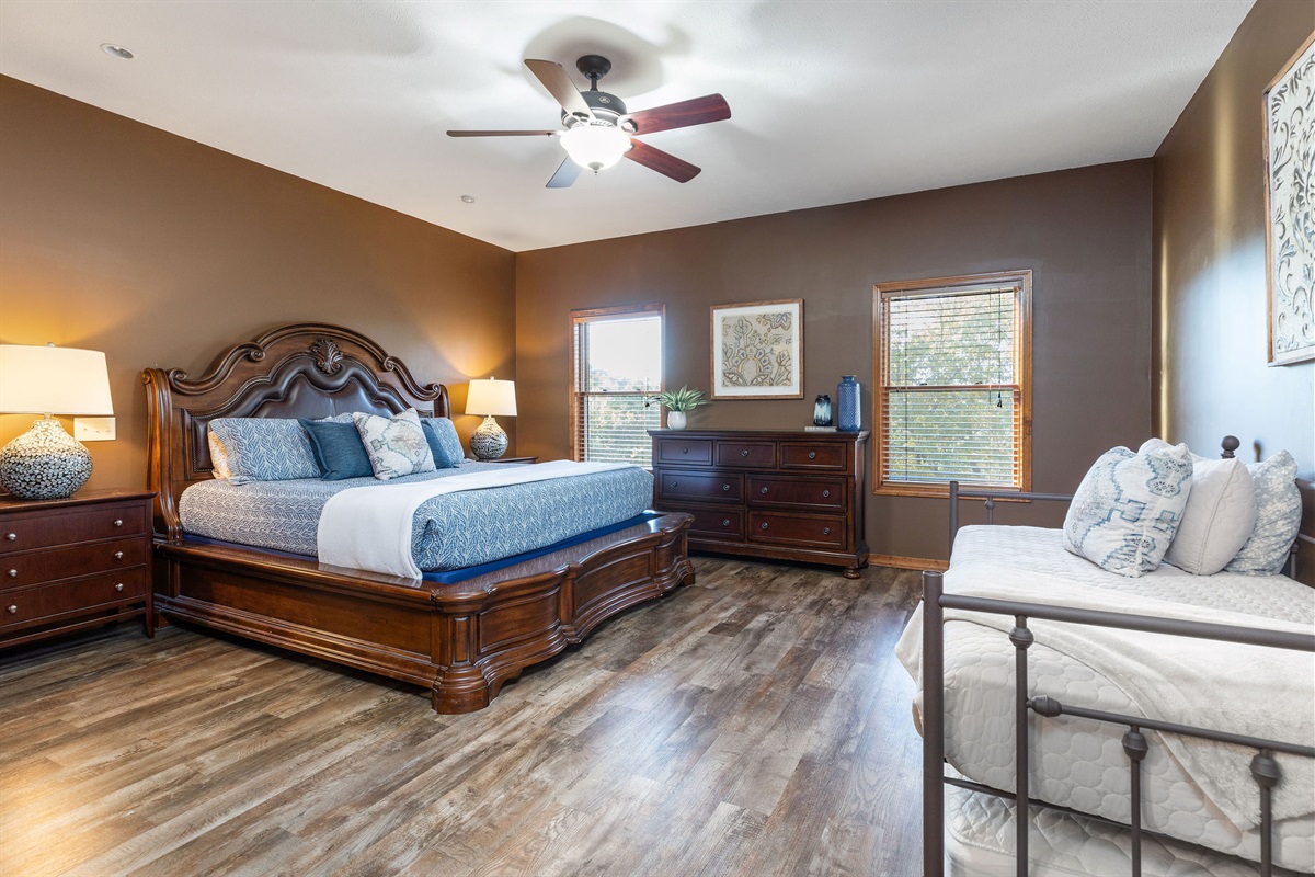 Main Level King bedroom #4 w/ ensuite bath