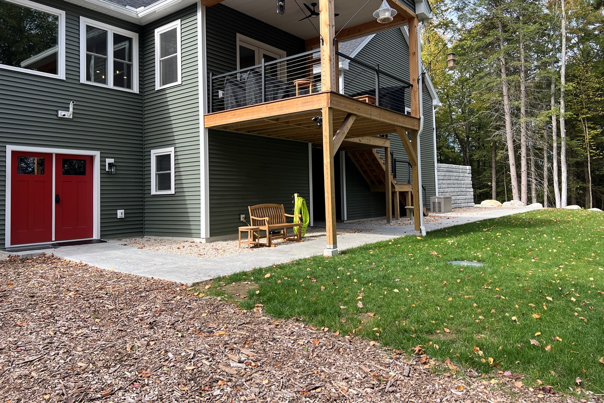 Path from front door to driveway