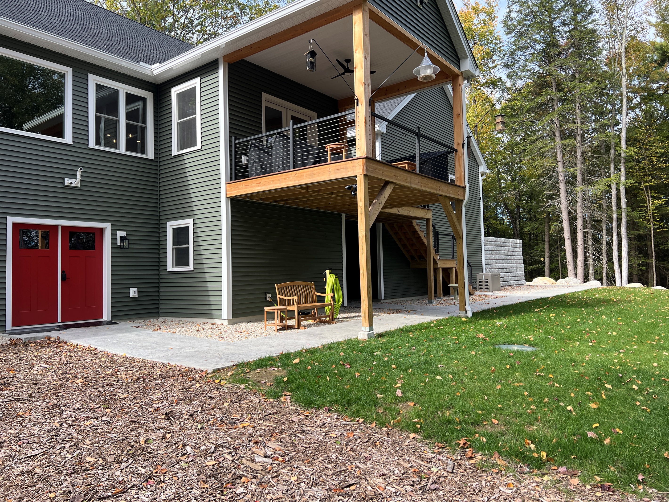 Path from front door to driveway